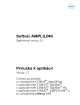 Roche AMPLILINK 3 Používateľská príručka