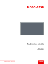 Barco MDSC-8358 Užívateľská príručka