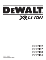 DeWalt DCD937 Používateľská príručka