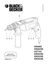 Black & Decker KR50RE Používateľská príručka
