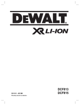 DeWalt DCF815 Používateľská príručka