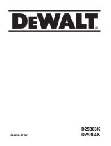 DeWalt D25304 Používateľská príručka