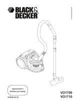 Black & Decker vo1700 Používateľská príručka