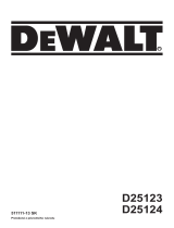 DeWalt D25124 Používateľská príručka
