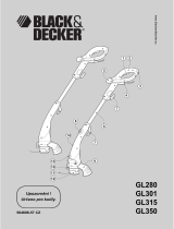 Black & Decker GL315 Používateľská príručka