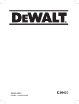DeWalt D26430 Používateľská príručka