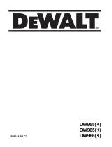 DeWalt DW955 Používateľská príručka