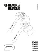 Black & Decker GW250 Používateľská príručka