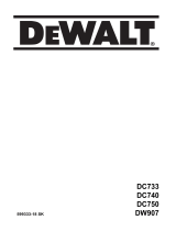 DeWalt DC740 Používateľská príručka