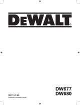 DeWalt DW680 Používateľská príručka