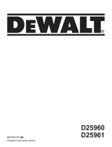 DeWalt D25961 Používateľská príručka