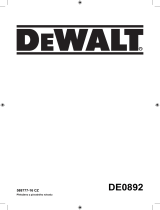 DeWalt DE0892 Používateľská príručka