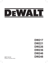 Black & Decker DW246 Používateľská príručka
