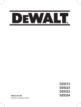 DeWalt D25223 Používateľská príručka