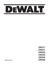 Black & Decker DW217 Používateľská príručka