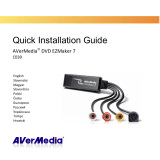 AVerMedia Technologies DVD EZMaker 7 Používateľská príručka
