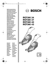 Bosch Appliances Rotak 43 Používateľská príručka