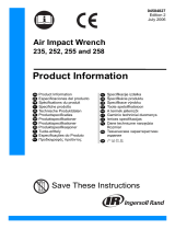 Ingersoll-Rand 255 Používateľská príručka