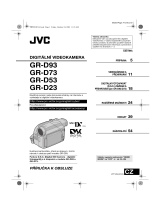 JVC GR D 53 Používateľská príručka