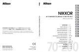 Nikon AF-S VR II 70-200MM F/2.8G ED Používateľská príručka