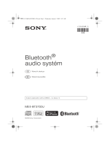 Sony MEX-BT3700U Návod na používanie