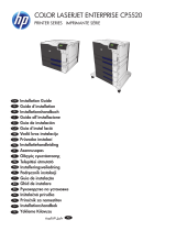 HP Color LaserJet Enterprise CP5525 Printer series Návod na inštaláciu