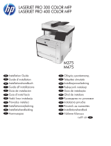 HP LaserJet Pro 400 color MFP M475 Návod na inštaláciu