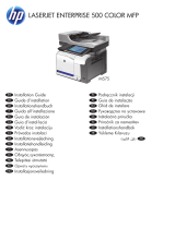 HP LaserJet Enterprise 500 color MFP M575 Návod na inštaláciu