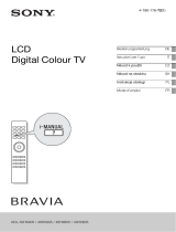 Sony Bravia KDL-40HX805 Návod na obsluhu