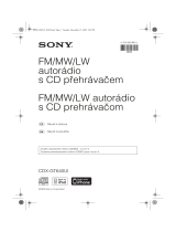 Sony CDX-GT640UI Návod na používanie