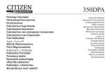 Citizen 350DPA Používateľská príručka