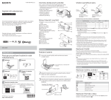 Sony HDR-AS50R Quick Start Guide and Installation