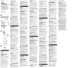 Sony MDR-EX35LP Používateľská príručka