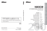 Nikon AF-S NIKKOR 200MM F-2G ED VR II Používateľská príručka
