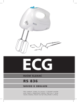 ECG RS 836 Používateľská príručka