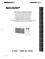 Sharp R15AM Horeca Pro Návod na obsluhu