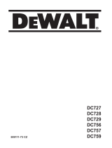 DeWalt DC756 Používateľská príručka