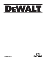 DeWalt DW744 Používateľská príručka