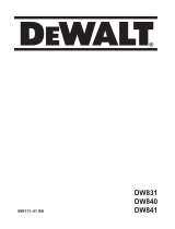 DeWalt DW840 Používateľská príručka