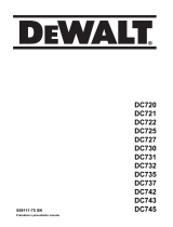 DeWalt DC720K Používateľská príručka