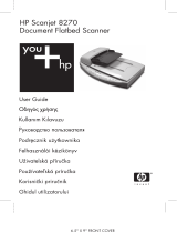 HP Scanjet 8270 Document Flatbed Scanner Používateľská príručka