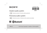 Sony SRS-X2 referenčná príručka