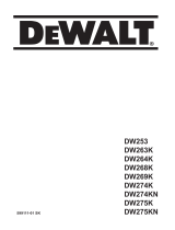 DeWalt DW269K Používateľská príručka