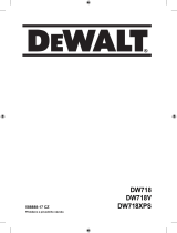 DeWalt DW718 Používateľská príručka