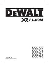 DeWalt DCD735 Používateľská príručka