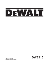 DeWalt DWE315 Používateľská príručka