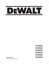 DeWalt DCD935 Používateľská príručka