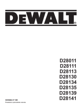 DeWalt D28139 Používateľská príručka