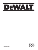 DeWalt DW701 Používateľská príručka