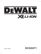DeWalt DCGG571 Používateľská príručka